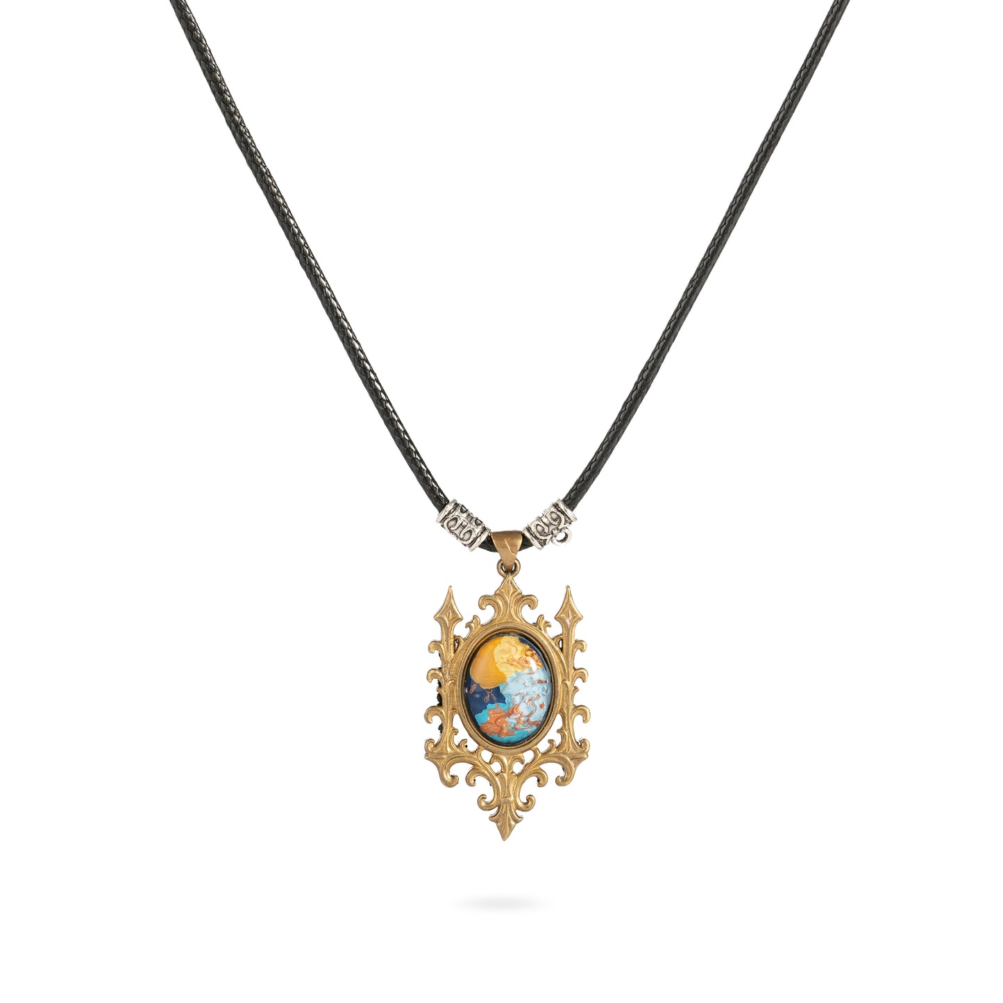 Solara’s Blessing – Vintage Brass Sun Pendant Necklace | Symbol of Renewal & Hope