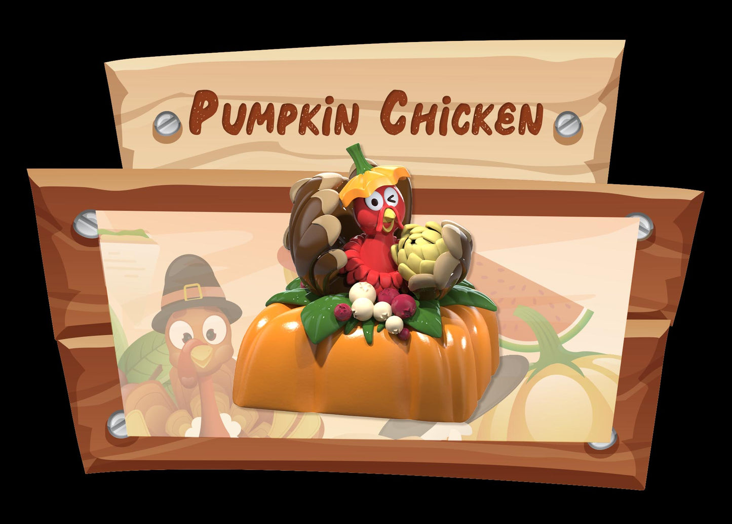 Harvest Tale – Resin Artisan Keycaps with Farm & Autumn Micro Landscape for Mechanical Keyboards