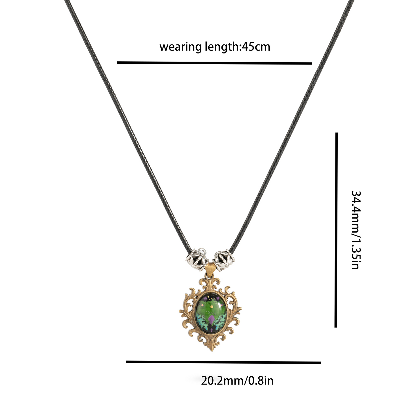 Whisper of the Duskwing · Hand-Painted Brass Relief Necklace – Forest Dragonfly Amulet