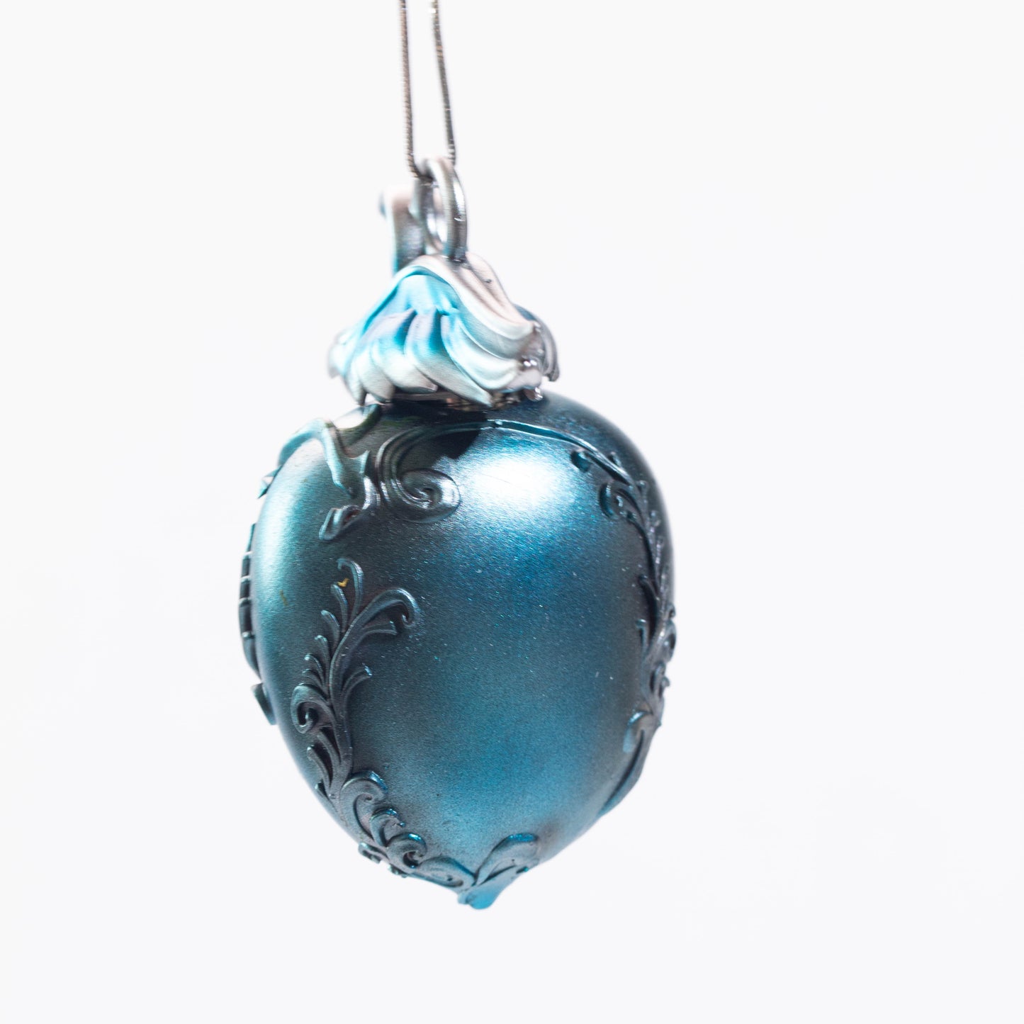 Forest Academy Micro Landscape Necklace – Hand-Painted Resin Woodland Pendant