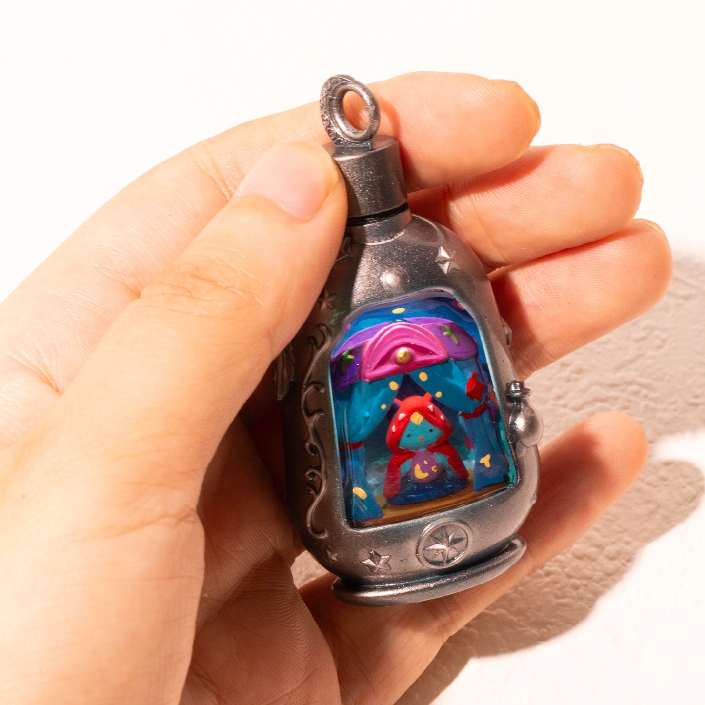 Oracle’s Chamber Necklace – Resin Micro Landscape Fortune Teller Pendant