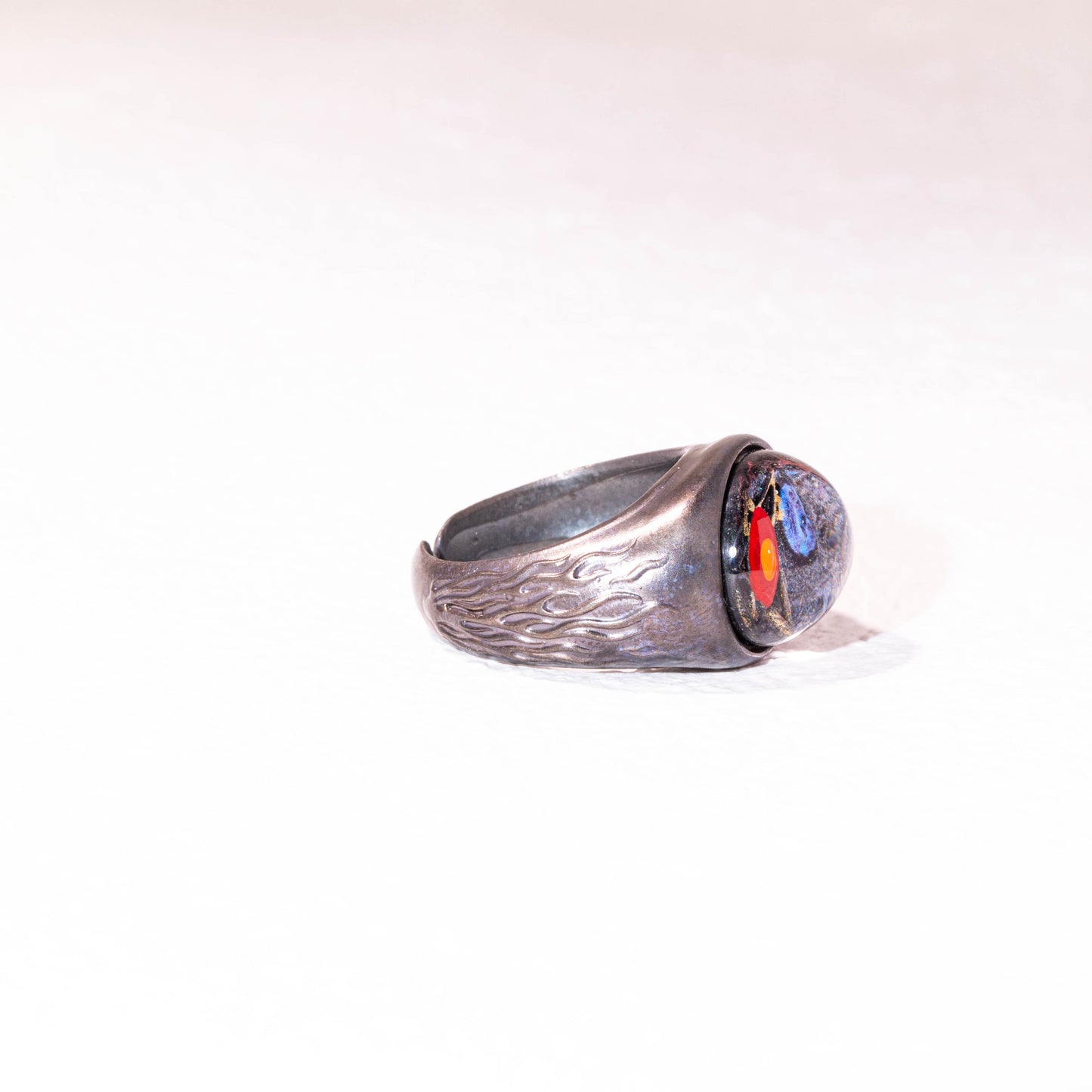 handmade 925 silver solar system planet ring