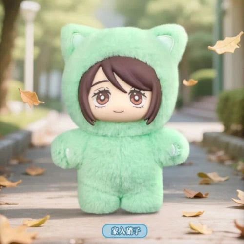 TOPTOY x Jujutsu Kaisen Jujutsu Kaisen Cat Ear Plushie Series Keychains Gift Blind Box
