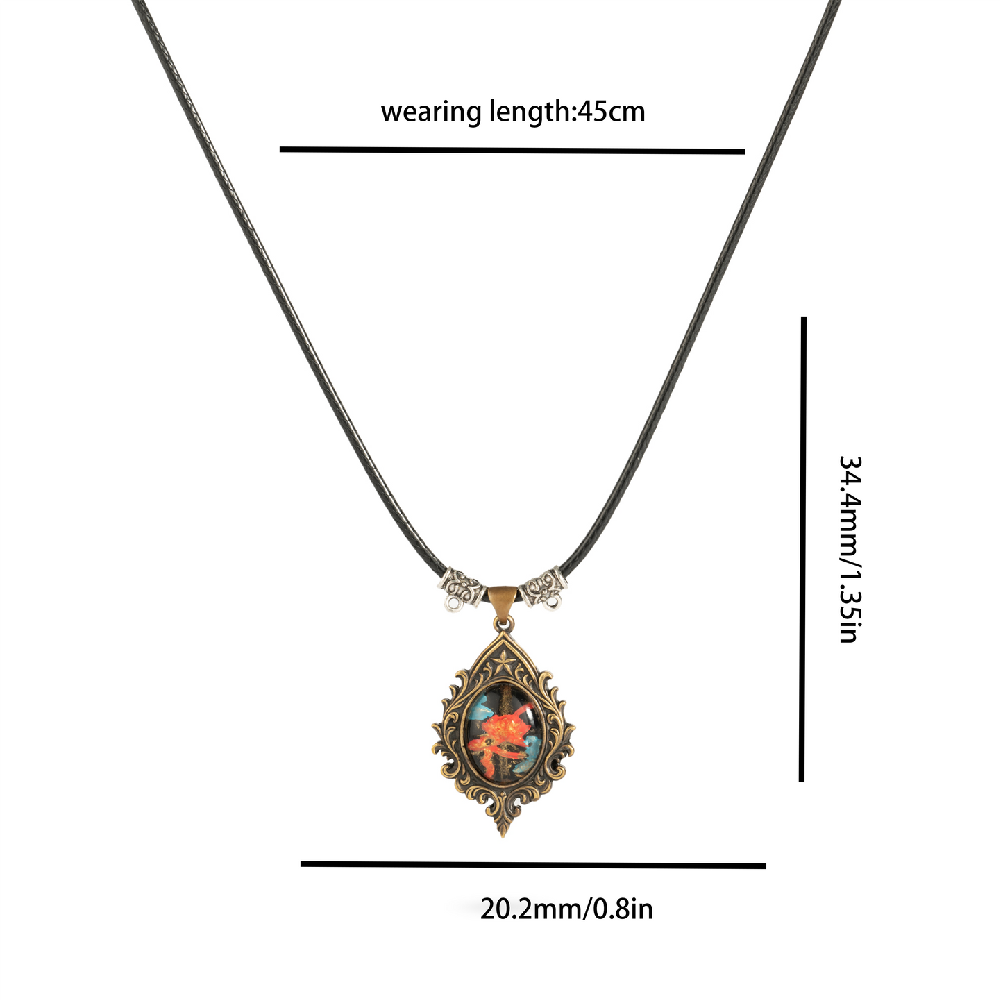 Ember Blooming Lotus Brass Necklace – Handcrafted Relief Art Pendant