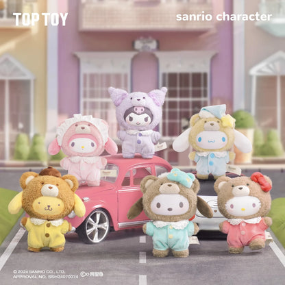 TOPTOY x SANRIO Latte Baby Vinyl Plush Keychains Gift Blind Box