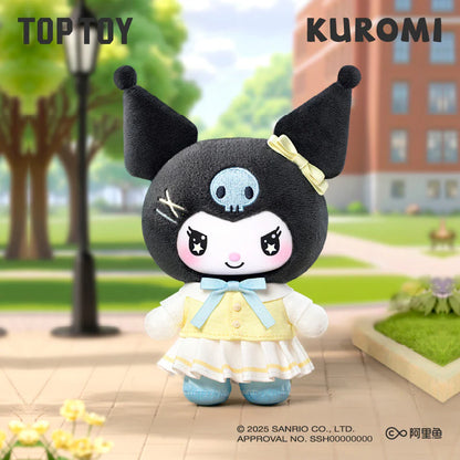 TOPTOY x KUROMI KUROMI School Life Vinyl Plush Keychain Gift Blind Box