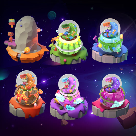 Astro Pup Resin Artisan Keycap – Space Dog Galaxy Theme for MX Mechanical Keyboards