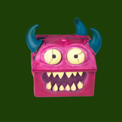 Cartoon monster series small desktop storage box