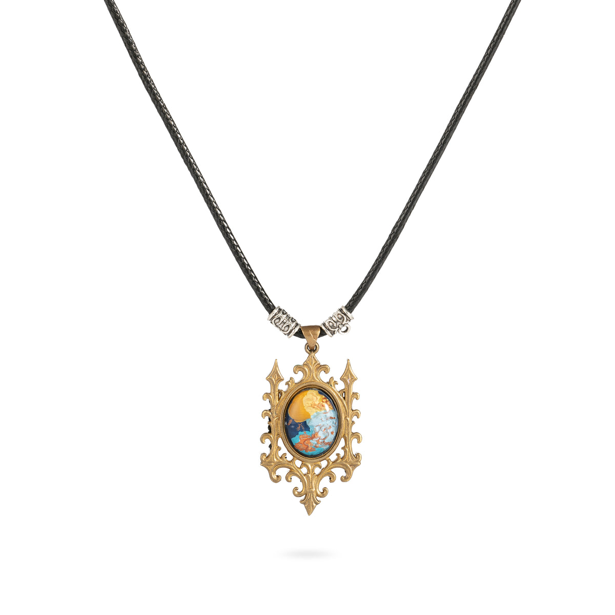 Solara's Blessing-brass necklace