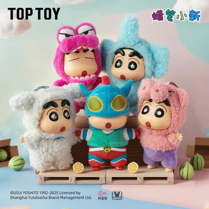 TOPTOY x Crayon Shin-chan Dress Up Party Series Vinyl Plush Keychains Gift Blind Box