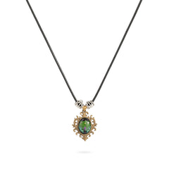 Whisper of the Duskwing-brass necklace