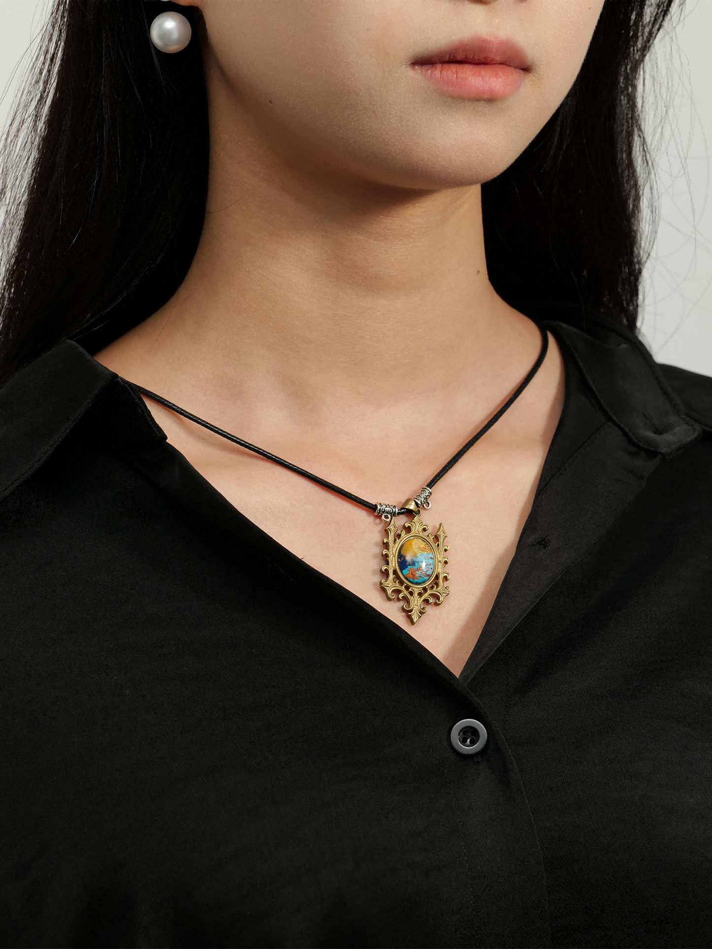 Solara’s Blessing – Vintage Brass Sun Pendant Necklace | Symbol of Renewal & Hope