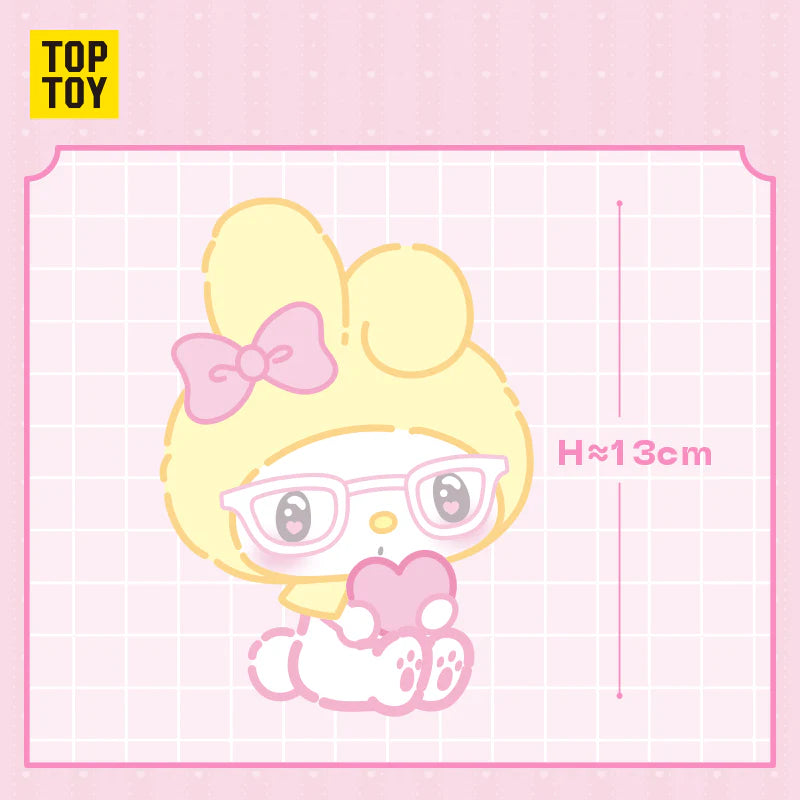 TOPTOY x MY MELODY 50th Anniversary Milk Candy Series Plush Keychains Gift Blind Box