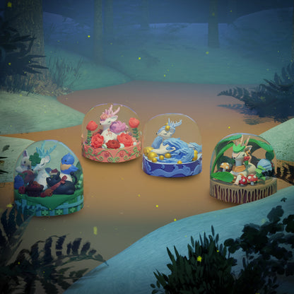 Deerverse Keys – Artisan Resin Keycap Collection with Forest Deer Micro Landscape for Mechanical Keyboards