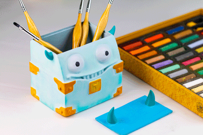 SugarMonster-Cartoon monster series desktop small storage box