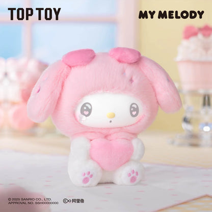 TOPTOY x MY MELODY 50th Anniversary Milk Candy Series Plush Keychains Gift Blind Box