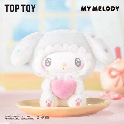 TOPTOY x MY MELODY 50th Anniversary Milk Candy Series Plush Keychains Gift Blind Box
