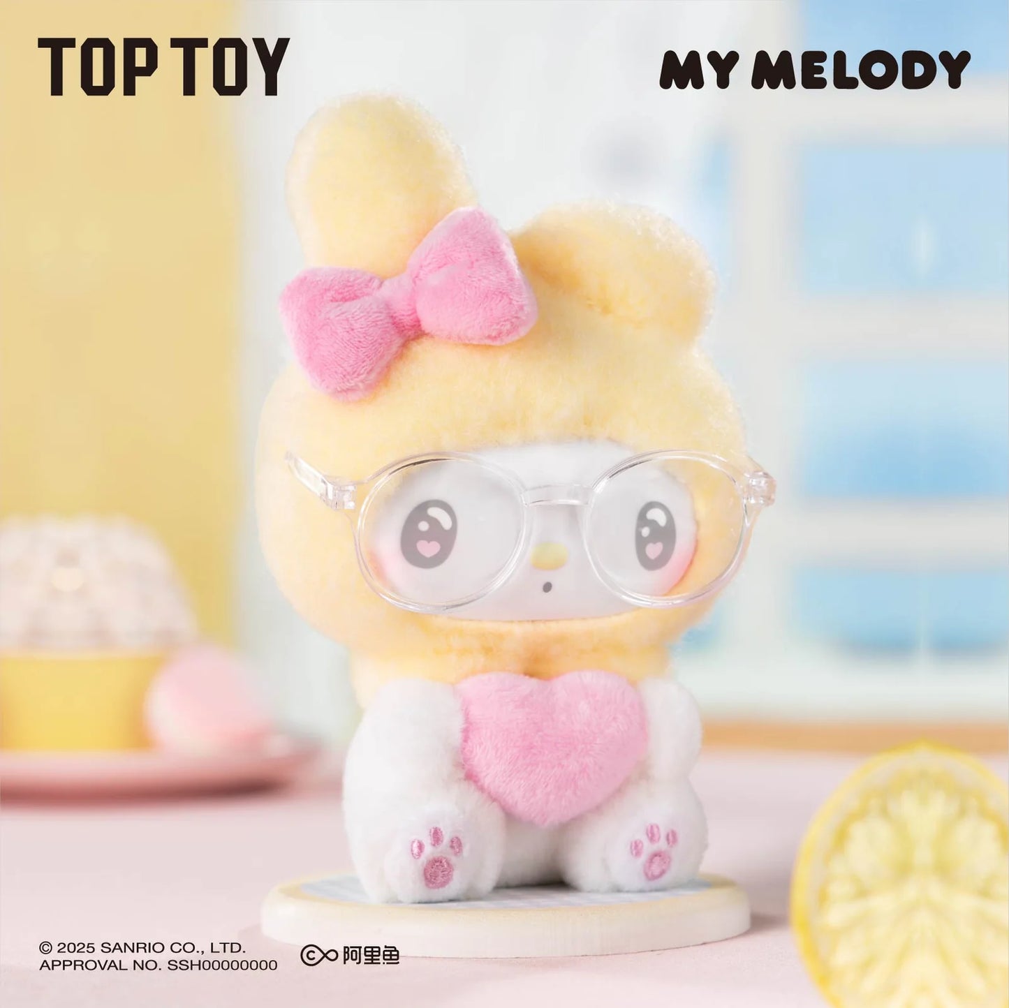TOPTOY x MY MELODY 50th Anniversary Milk Candy Series Plush Keychains Gift Blind Box