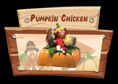 Harvest Tale – Resin Artisan Keycaps with Farm & Autumn Micro Landscape for Mechanical Keyboards