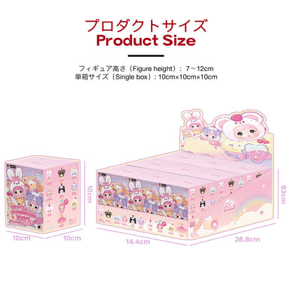 TOPTOY x NOMMI Nommi Sweetness 100% Series Plush Keychains Gift Blind Box