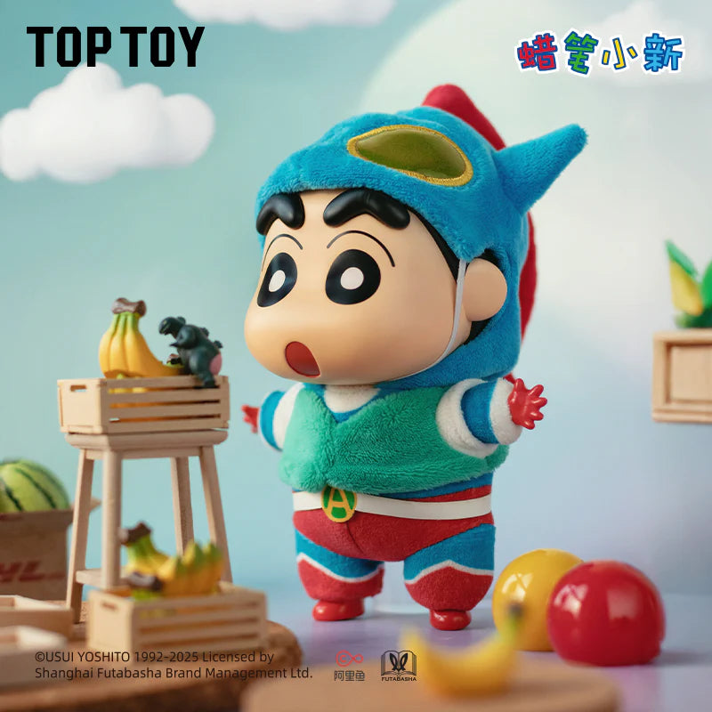 TOPTOY x Crayon Shin-chan Dress Up Party Series Vinyl Plush Keychains Gift Blind Box