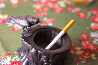 Crow ashtray