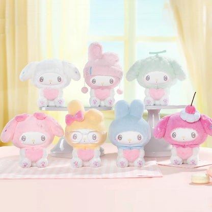TOPTOY x MY MELODY 50th Anniversary Milk Candy Series Plush Keychains Gift Blind Box
