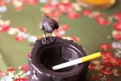 Crow ashtray