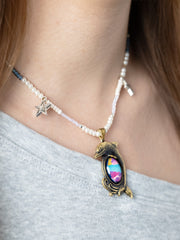 Ocean Glow Dolphin Necklace