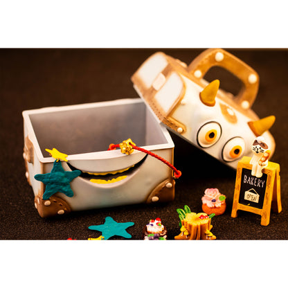 Cartoon monster series desktop small storage box