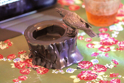 Crow ashtray