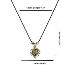 Whisper of the Duskwing-brass necklace
