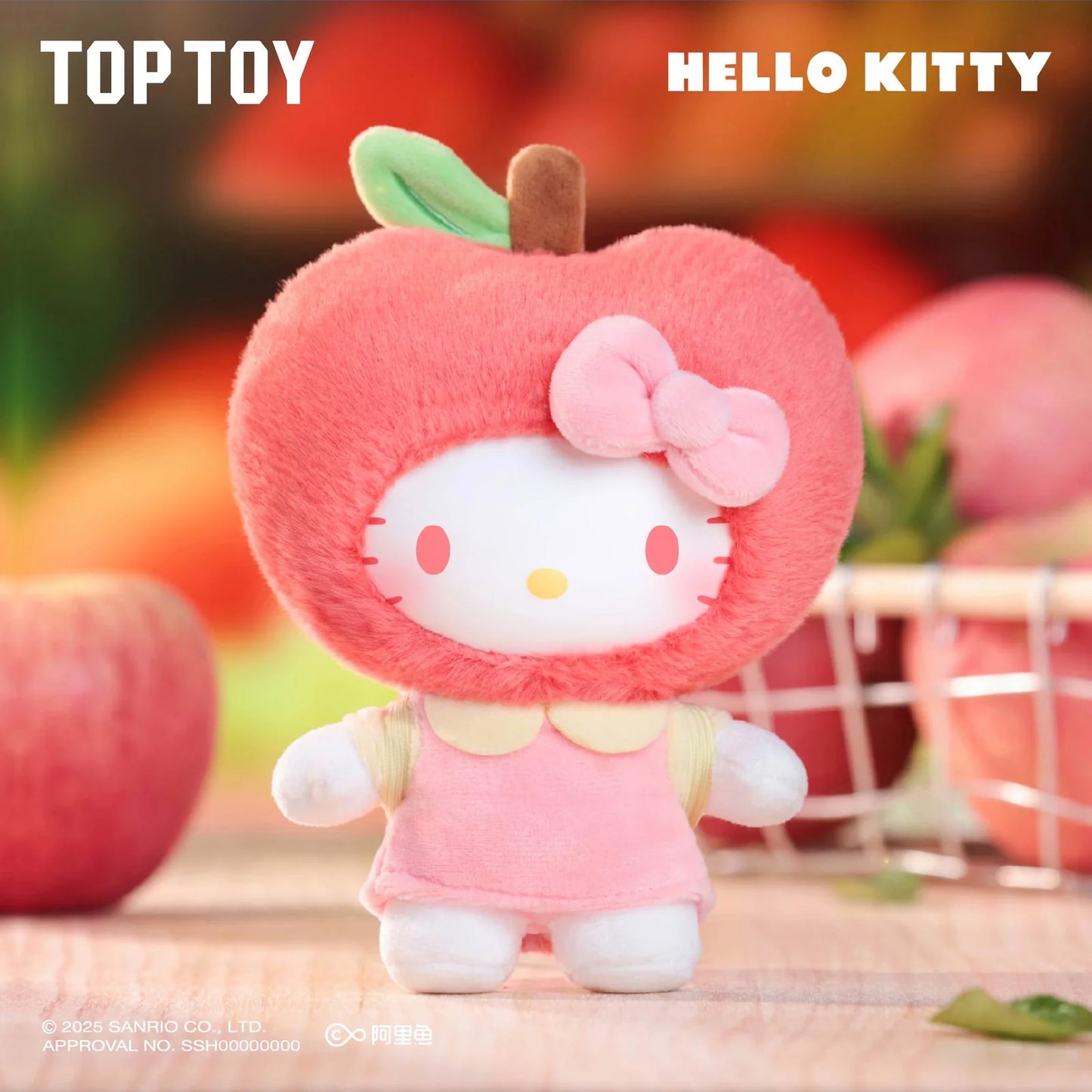 TOPTOY x SANRIO Fruity Paradise Vinyl Plush Keychain Gift Blind Box