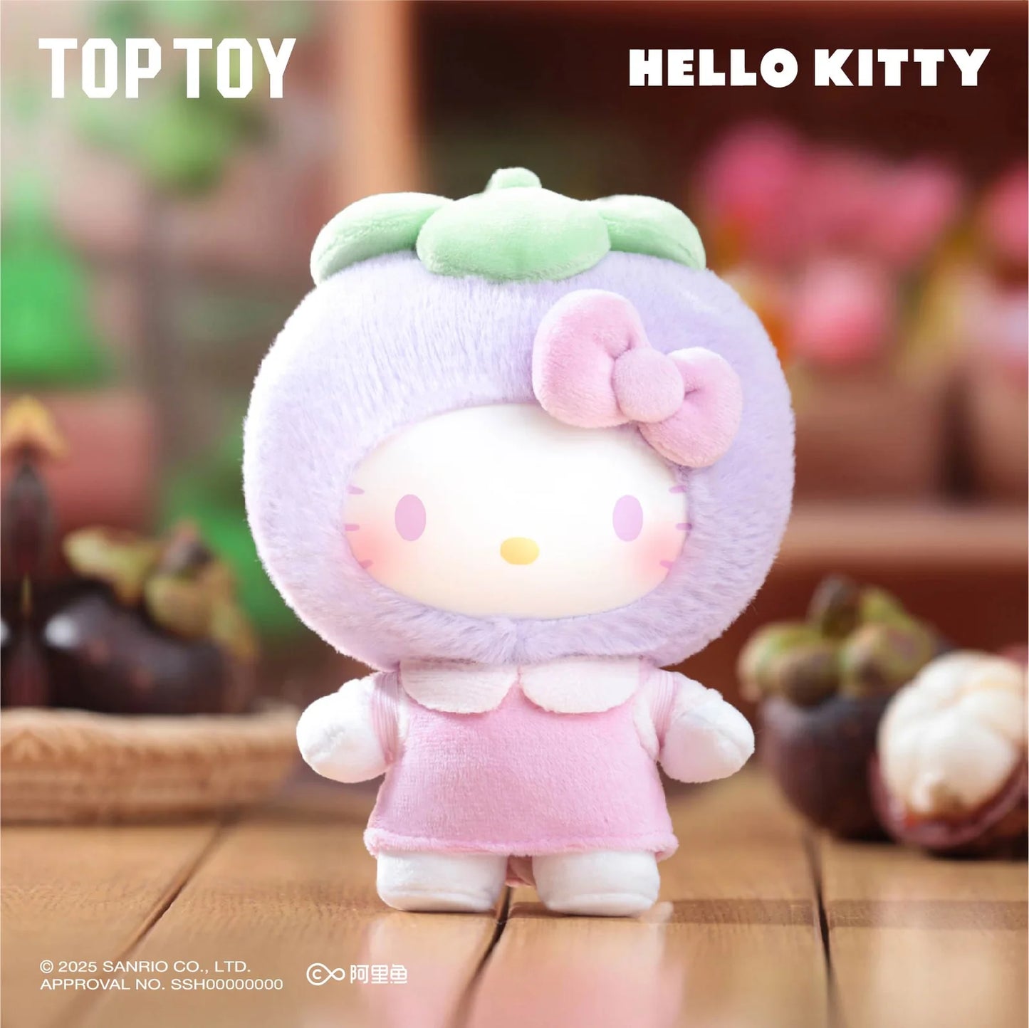 TOPTOY x SANRIO Fruity Paradise Vinyl Plush Keychain Gift Blind Box