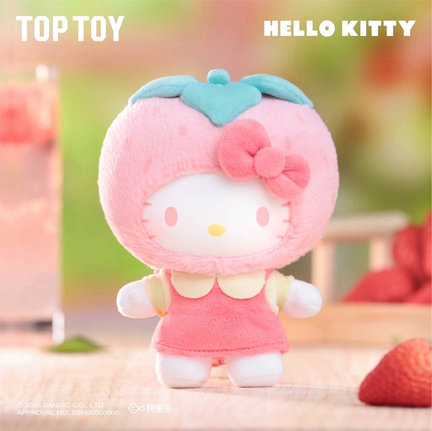 TOPTOY x SANRIO Fruity Paradise Vinyl Plush Keychain Gift Blind Box