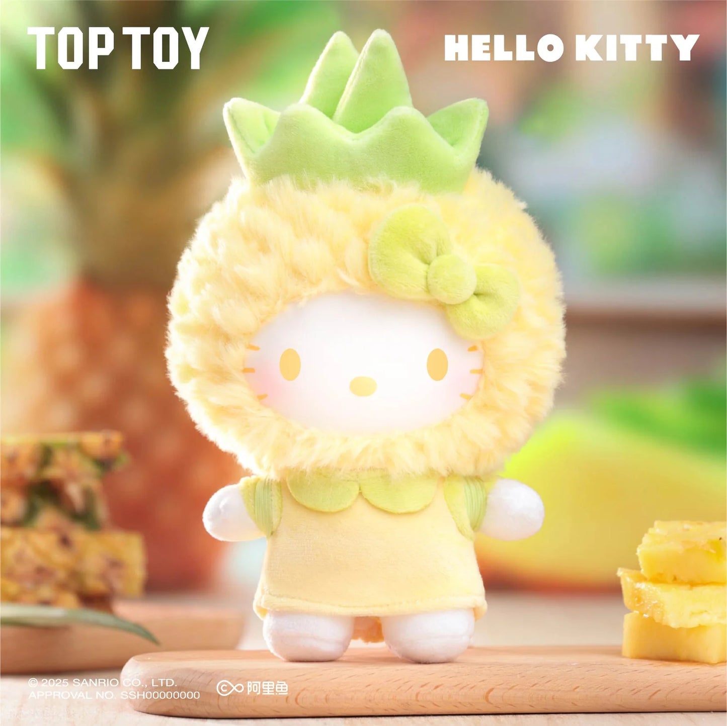 TOPTOY x SANRIO Fruity Paradise Vinyl Plush Keychain Gift Blind Box