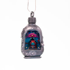 Fortune Cat in Starlit Tent Necklace