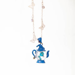 Stellar Teapot · Magical Whale in 925 Silver Necklace