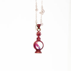 Starry Fishbottle · Micro Fish in 925 Silver Fantasy Pendant