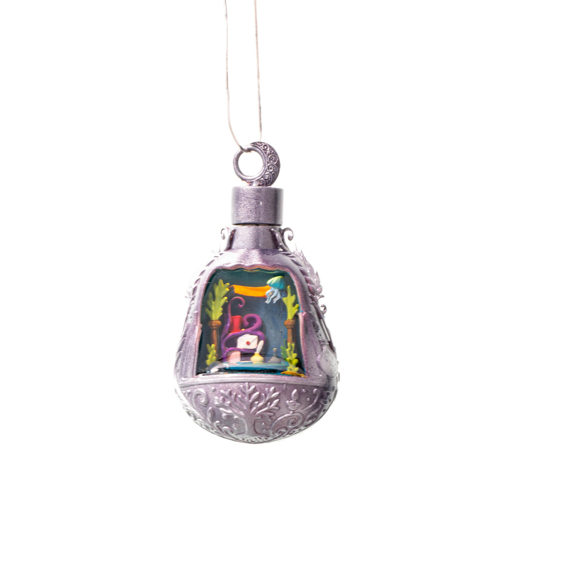 Ocean Dream Nook · Miniature Seascape Resin Necklace