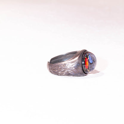handmade 925 silver solar system planet ring