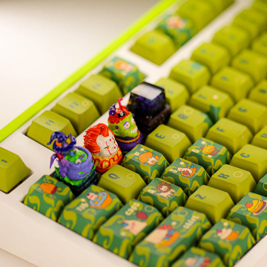 Sour Lemon Artisan Keycaps Evil Theme Series Resin Keycaps Handmade Mechanical Keyboard