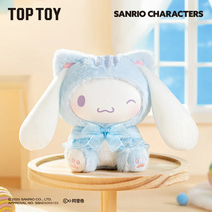 TOPTOY x SANRIO Play with Kittens Series Plush Keychains Gift Blind Box