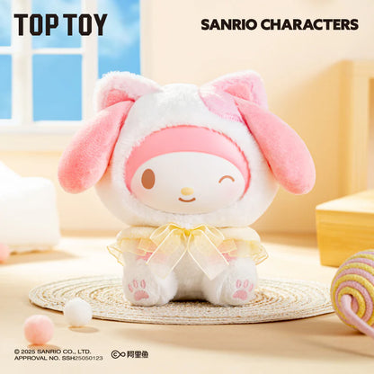 TOPTOY x SANRIO Play with Kittens Series Plush Keychains Gift Blind Box