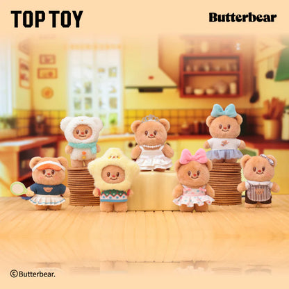 TOPTOY x Butter Bear Versatile Wardrose Plush Keychains Gift Blind Box