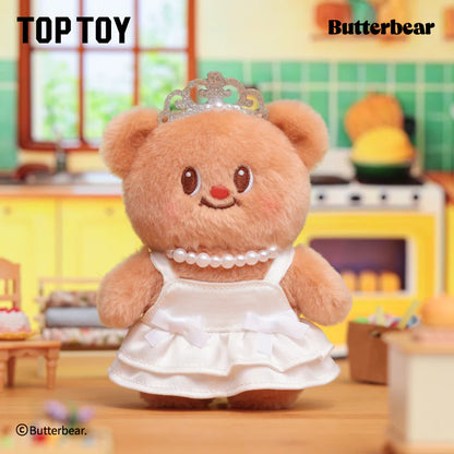 TOPTOY x Butter Bear Versatile Wardrose Plush Keychains Gift Blind Box