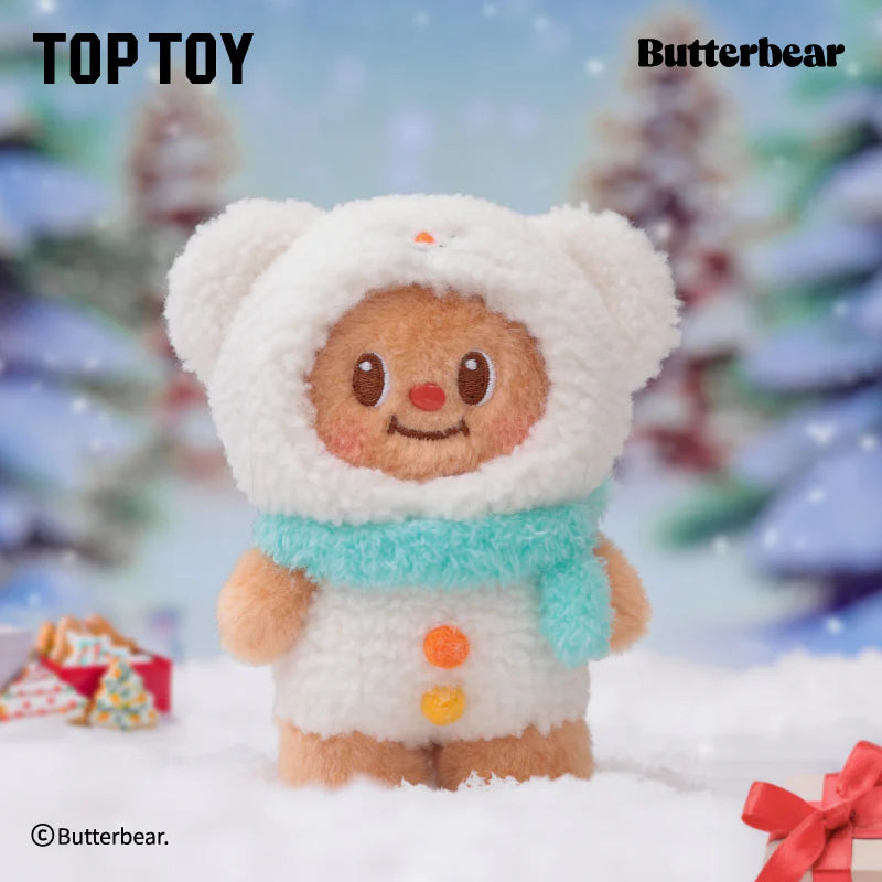 TOPTOY x Butter Bear Versatile Wardrose Plush Keychains Gift Blind Box