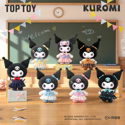 TOPTOY x KUROMI KUROMI School Life Vinyl Plush Keychain Gift Blind Box