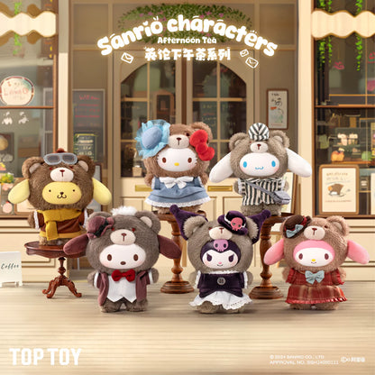 TOPTOY x SANRIO Afternoon Tea Series Vinyl Plush Keychains Gift Blind Box