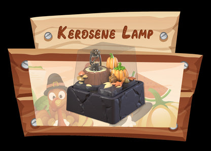 Harvest Tale – Resin Artisan Keycaps with Farm & Autumn Micro Landscape for Mechanical Keyboards